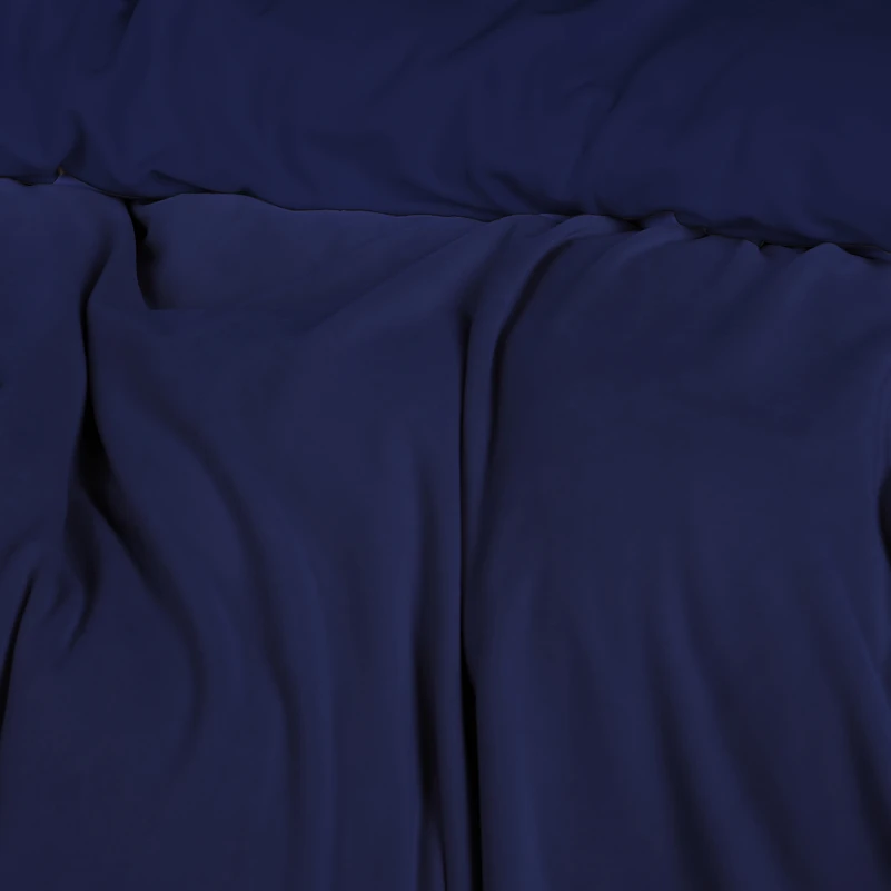 Комплект постельного белья Велюр Winter Frost 28-0006 Navy blue Velvet - 1