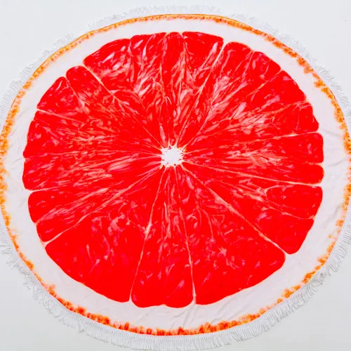 Пляжное полотенце №5056 Summer Time Grapefruit
