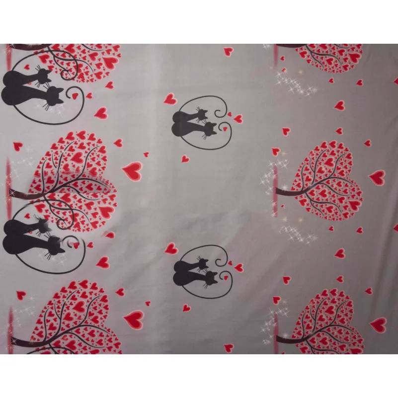 Простынь Бязь 17-0441 Cat love - 2