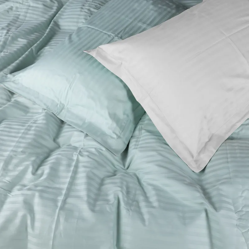 Комплект постельного белья Сатин JUNIOR Satin Stripe 30-0013 + 30-0001 Gilberta - 1