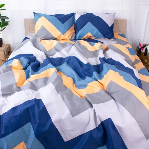 Комплект постільної білизни Мікрофібра принт 15-0345 CarIo