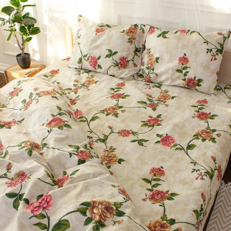 Комплект постельного белья Микрофибра принт 15-0340 Perla - 8