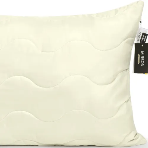 Подушка шовкова Eco Light Creamy №1617 шовк Капок мікросатин - 1