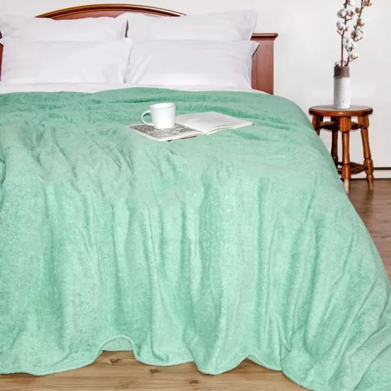 Простынь махровая летняя 30-439 Mint