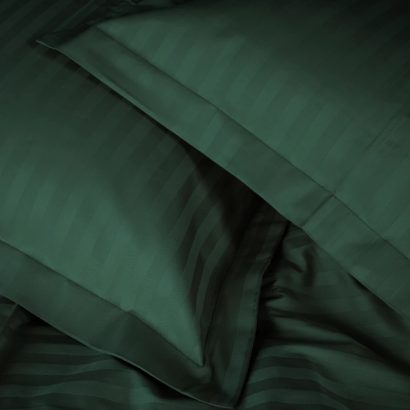 Наволочка Satin Stripe 30-0017 Green Black Friday - 1