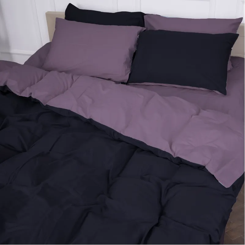 Комплект постельного белья Сатин JUNIOR Black Diamond 0240+0055