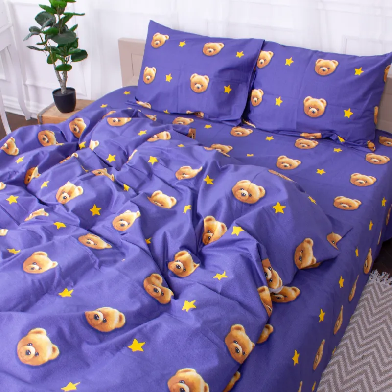 Комплект постельного белья Сатин JUNIOR Kids Time 22-1245 Berry - 2