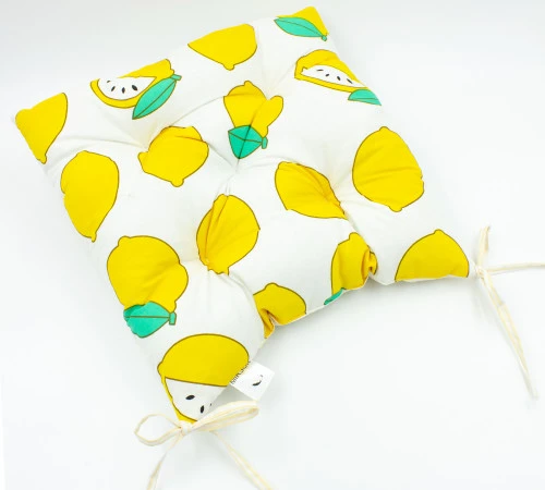 Подушка для стула Бязь Принт 17-0531 Striped Lemon