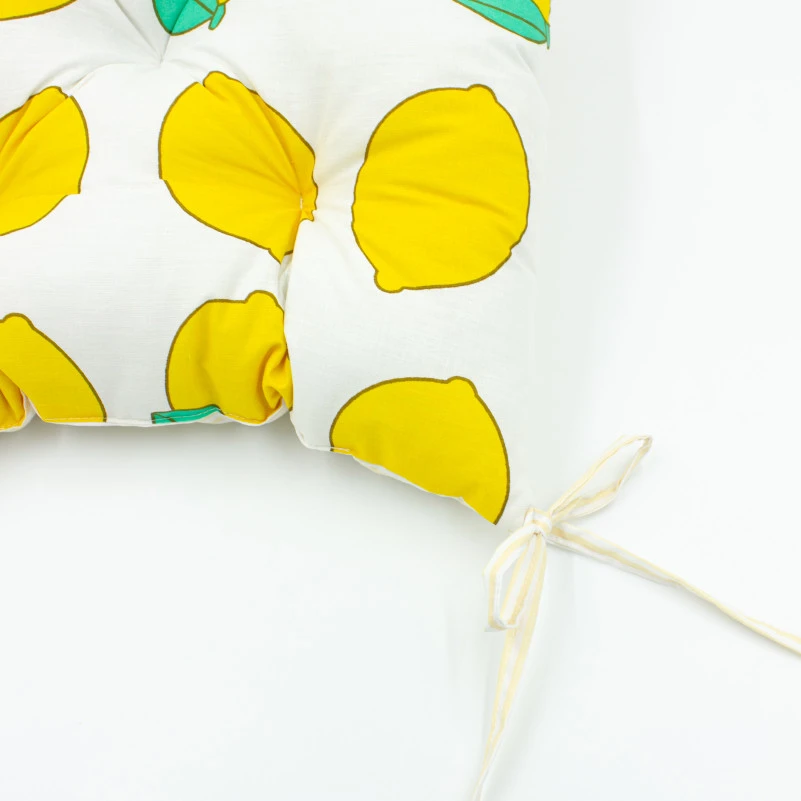Подушка для стула Бязь Принт 17-0531 Striped Lemon - 4