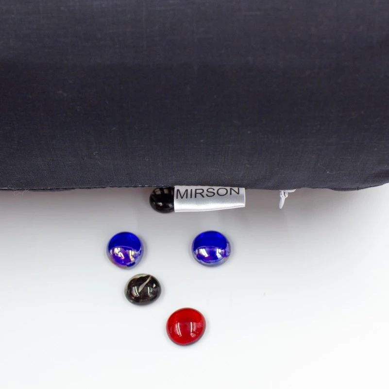 Подушка-валик №8123 Naturale Line 16-9000 Black Stone EcoSilk - 12