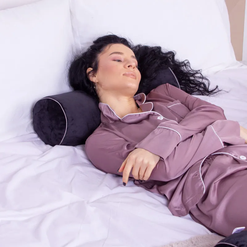 Подушка-валик №8401 Velvet Line 28-0007 Black BamBoo - 6