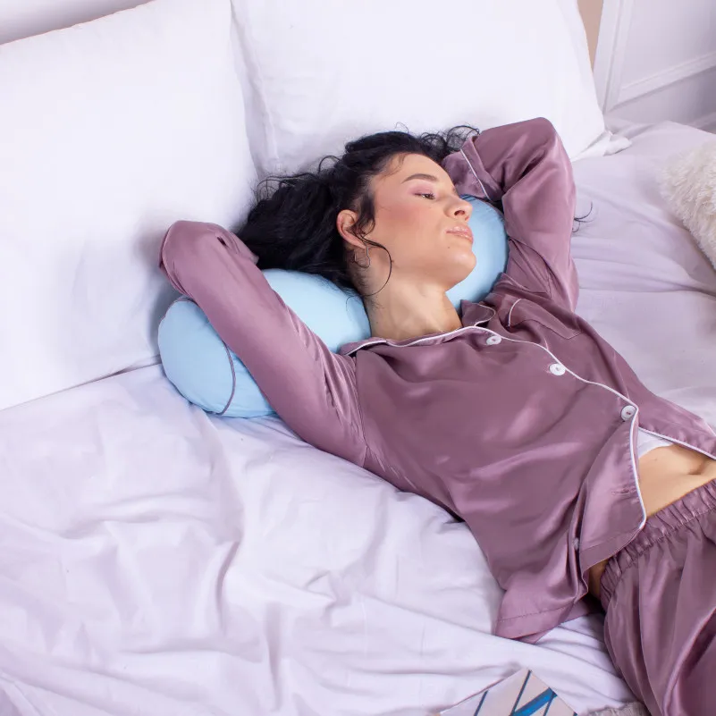 Подушка-валик №8356 Naturale Line 14-4121 Blanco Tencel - 9