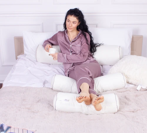 Подушка-валик №8103 Eco Line Creamy EcoSilk