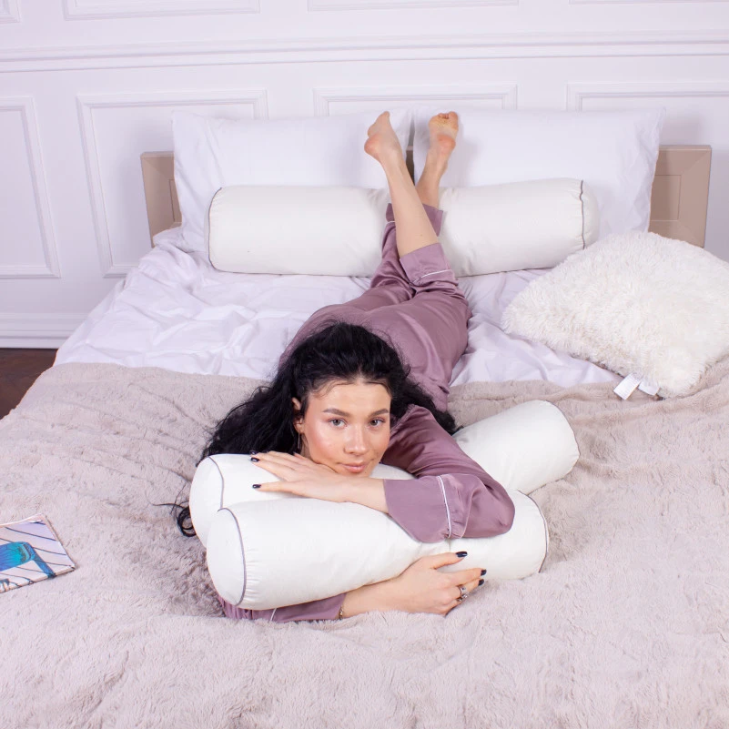 Подушка-валик №8103 Eco Line Creamy EcoSilk - 11