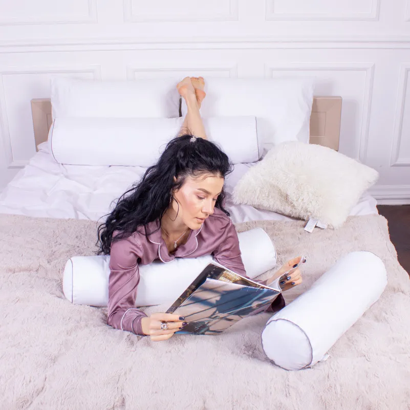 Подушка-валик №8532 Naturale Line 11-2107 White 100% Memory - 6