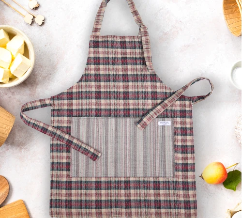 Фартух гобелен/вафля №801 Coffee