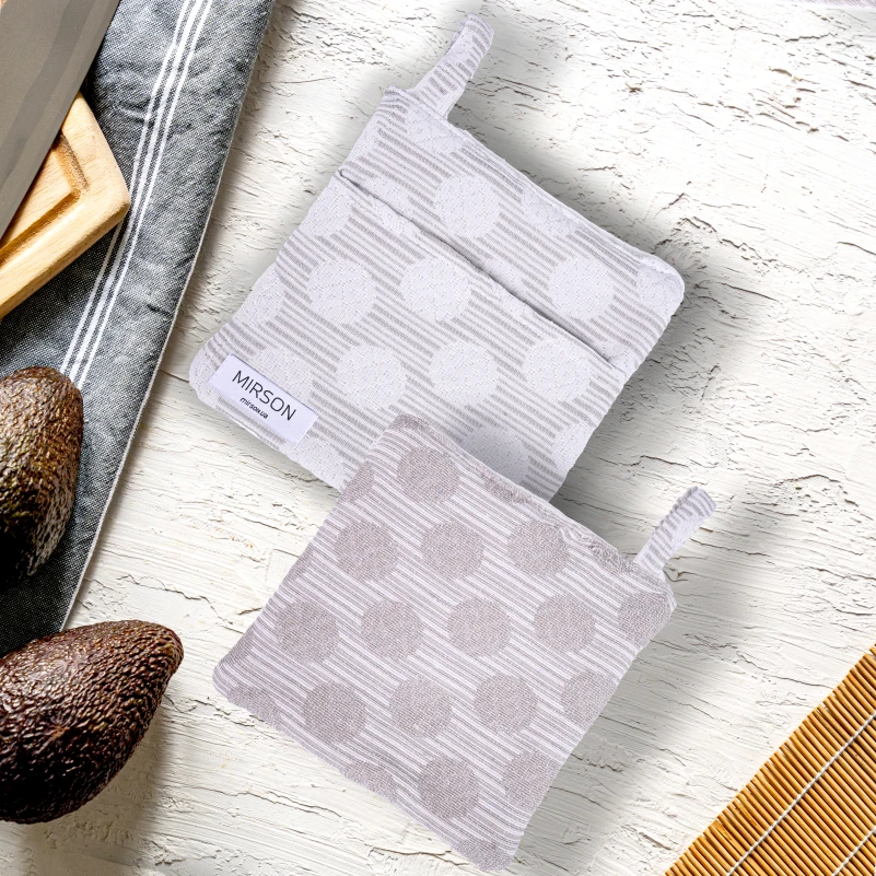 Прихватка гобелен/вафля №803 Ashen