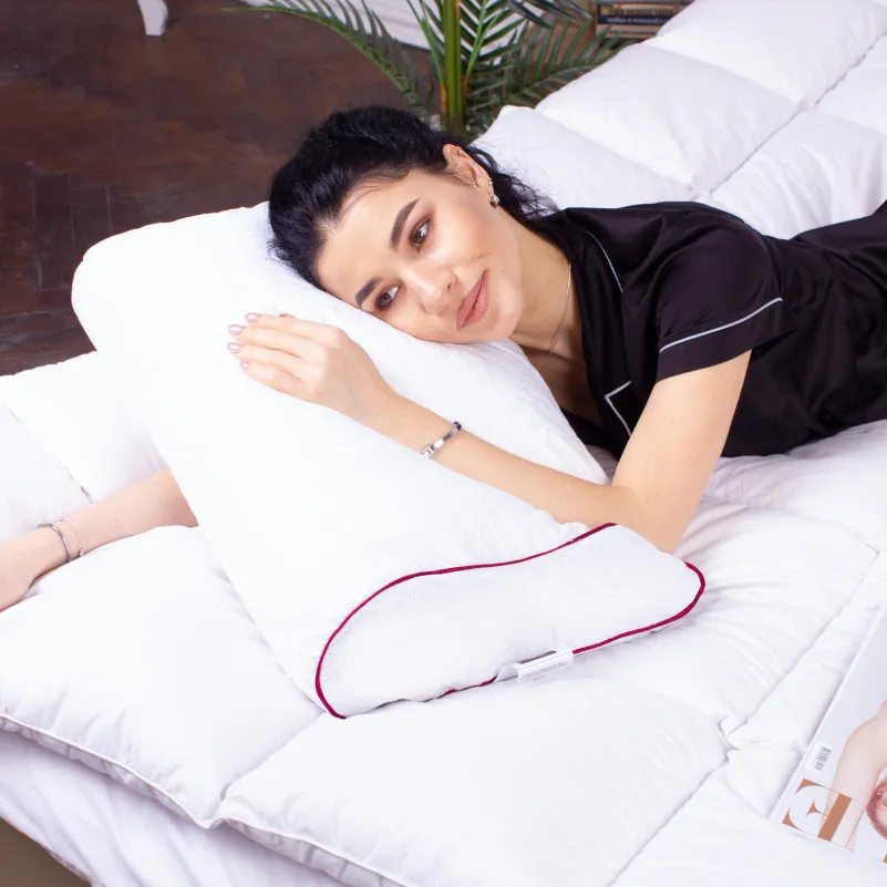 Подушка ортопедична (стружка Memory) №4173 Steep Line Jojo KIDDY 50*29*5/8 см - 5