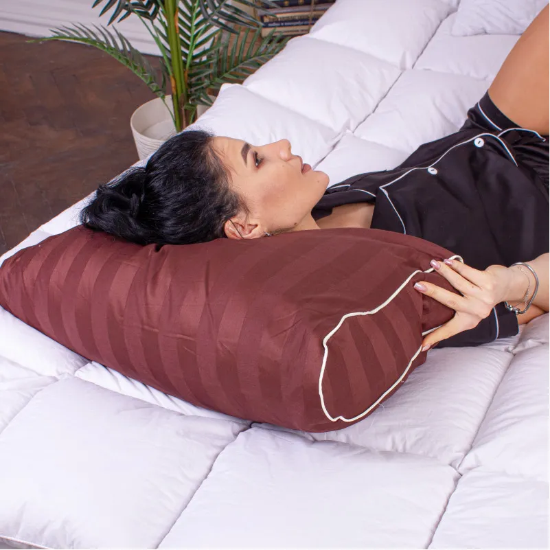 Подушка ортопедична (стружка Memory) №4231 Noble stripe Lorenzo 58*40*10,5 см - 6