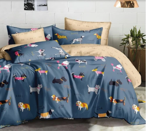 Простынь Сатин 22-1309 Pocket Dogs