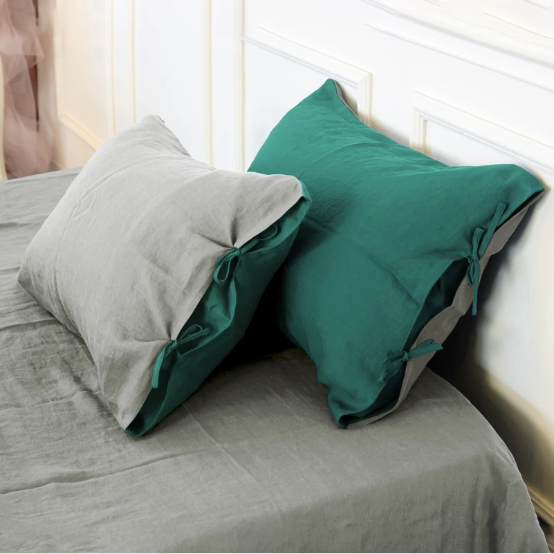 Пододеяльник Лен Organic Natural Line "Green meadow" - 13