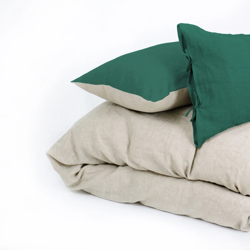 Пододеяльник Лен Organic Natural Line "Green meadow" - 16