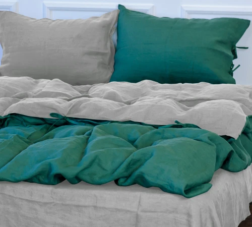 Пододеяльник Лен Organic Natural Line "Green meadow"