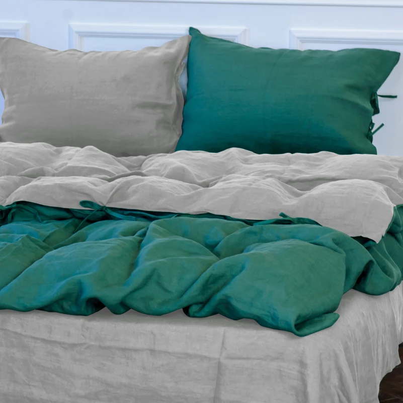 Пододеяльник Лен Organic Natural Line "Green meadow"