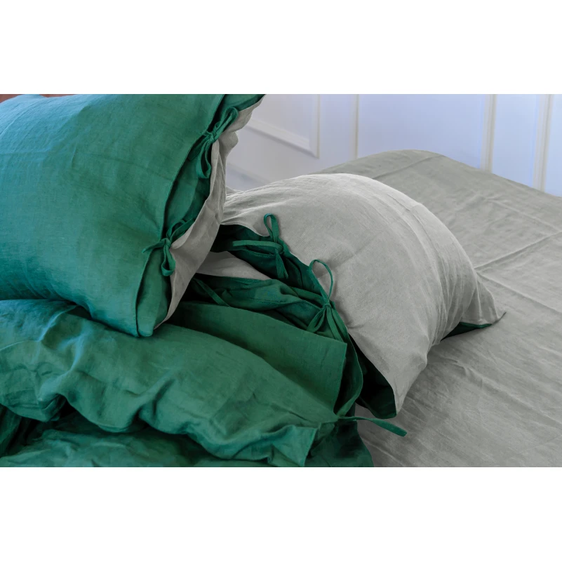 Пододеяльник Лен Organic Natural Line "Green meadow" - 10