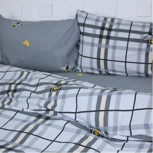 Простирадло MirSon Ranforce Elite 17-0437 Bee - 2