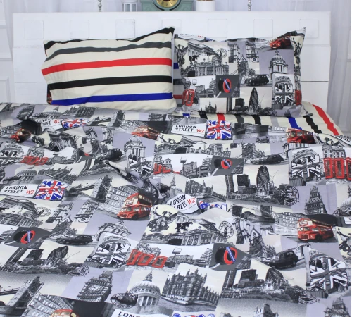 Простирадло MirSon Ranforce Elite 17-0538 London Street