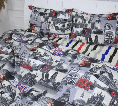 Простирадло MirSon Ranforce Elite 17-0538 London Street - 2