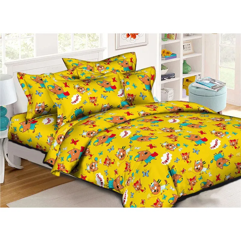 Пододеяльник Бязь 17-0423 Три кота