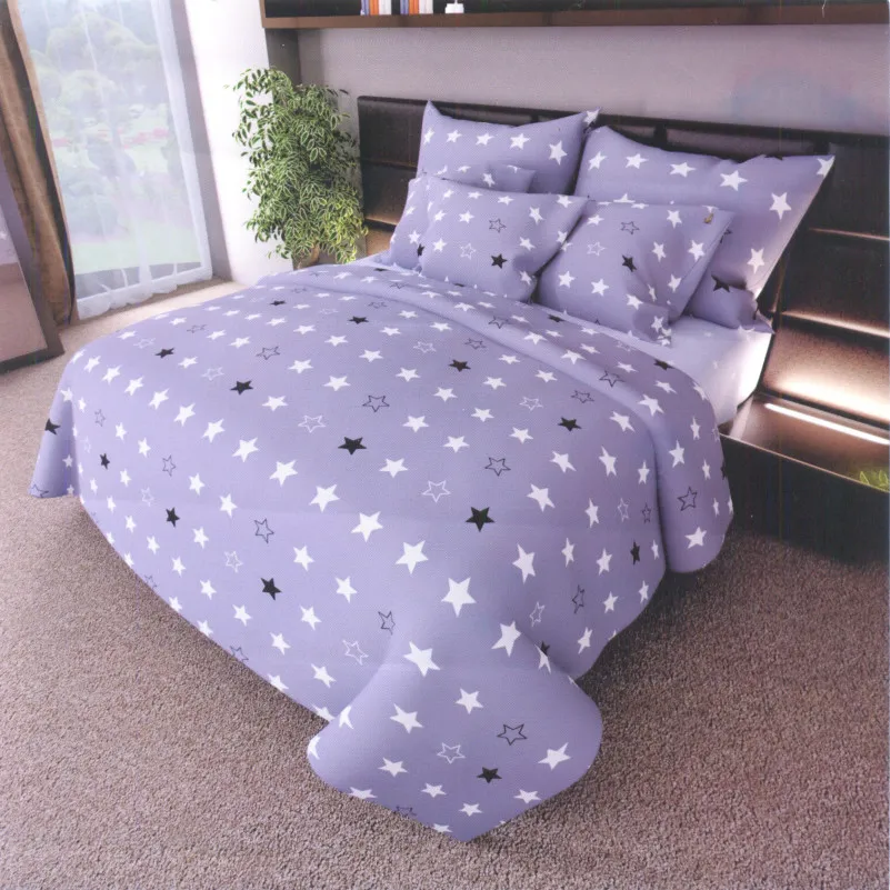 Пододеяльник Бязь Grey Stars №31