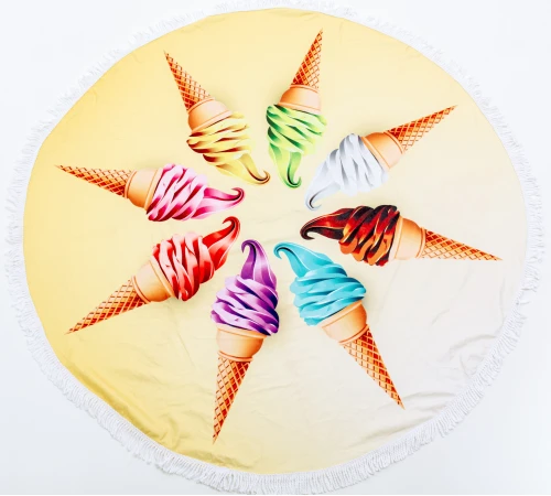 Пляжное полотенце №5057 Summer Time Icecreams