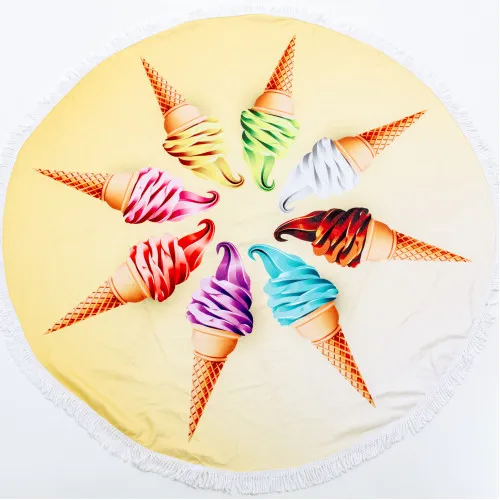 Пляжное полотенце №5057 Summer Time Icecreams