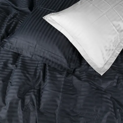 Комплект постельного белья Сатин TEENAGER Satin Stripe 30-0021 + 30-0001 Atanelly - 2