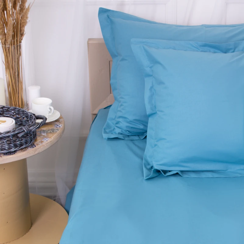 Комплект постельного белья Poplin Line "067 Green wave" - 9