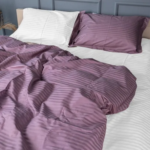 Комплект постельного белья Сатин JUNIOR Satin Stripe 30-0008 + 30-0001 Bethseda