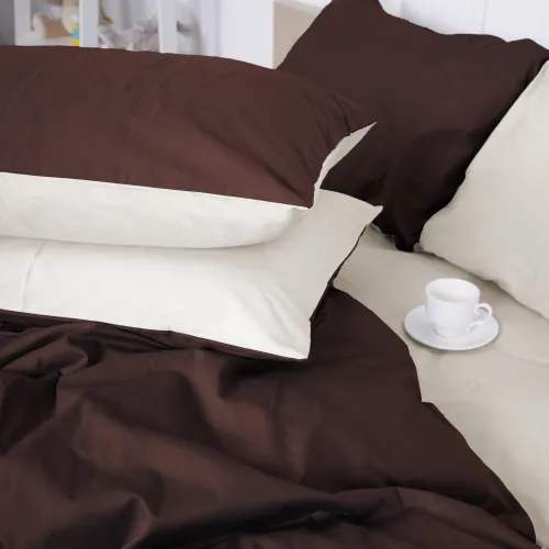 Комплект постельного белья Сатин JUNIOR Lactic 0001+0211 - 2