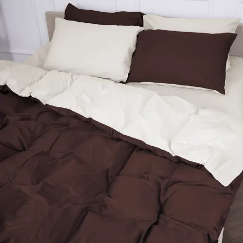 Комплект постельного белья Сатин JUNIOR Lactic 0001+0211