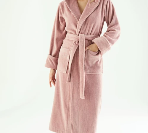 Халат М Gentle Rose pudra