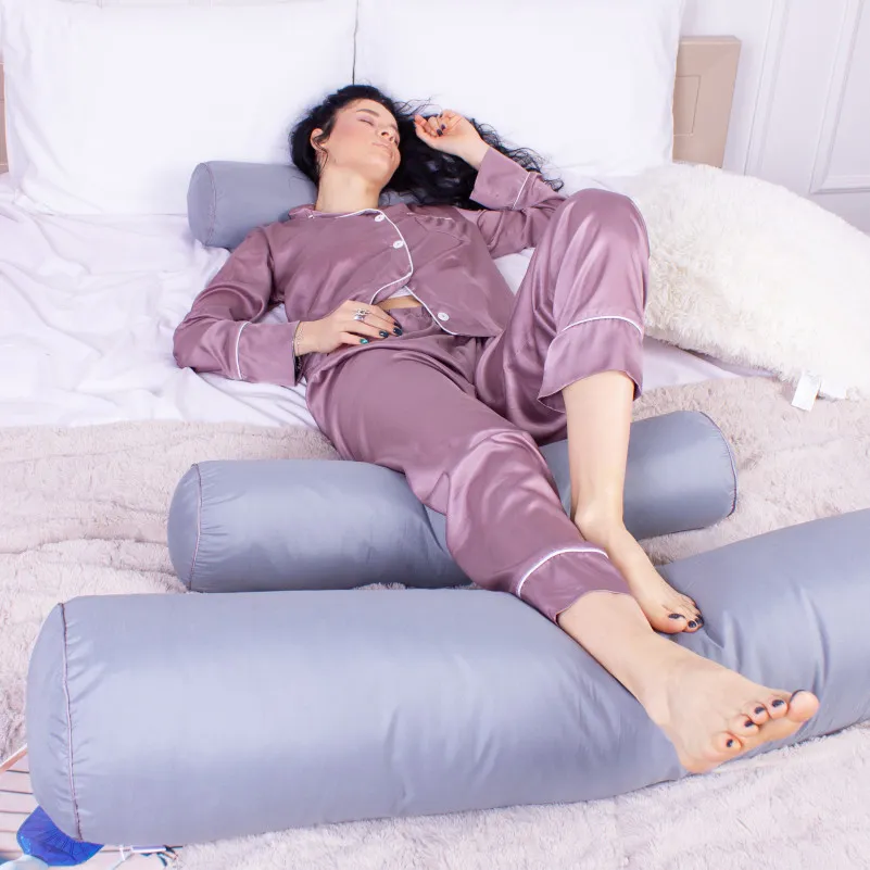 Подушка-валик №8341 Eco Line Gray BamBoo - 7