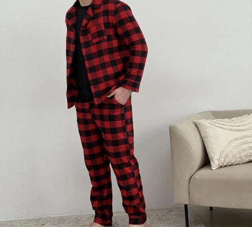 Пижама "Flannel Comfort" red/black