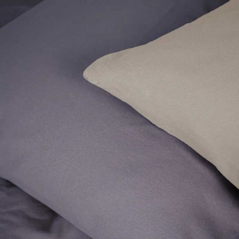 Комплект постельного белья JUNIOR Фланель 004-001 Cappuchino/Ash grey - 6