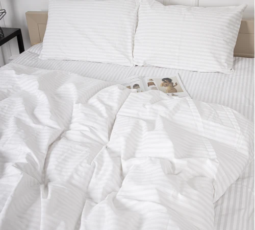 Наволочка бязь 17-0605 Stripe White Black Friday - 2