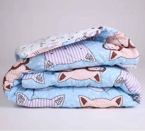 Одеяло хлопковое Сolor Fun Line Whales №2817 хлопок бязь (летнее) Black Friday