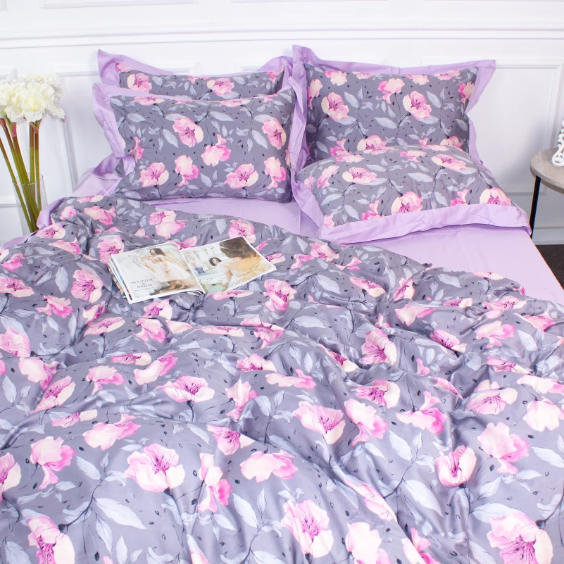 Комплект постільної білизни Сатин ELIT "Aster" - 10