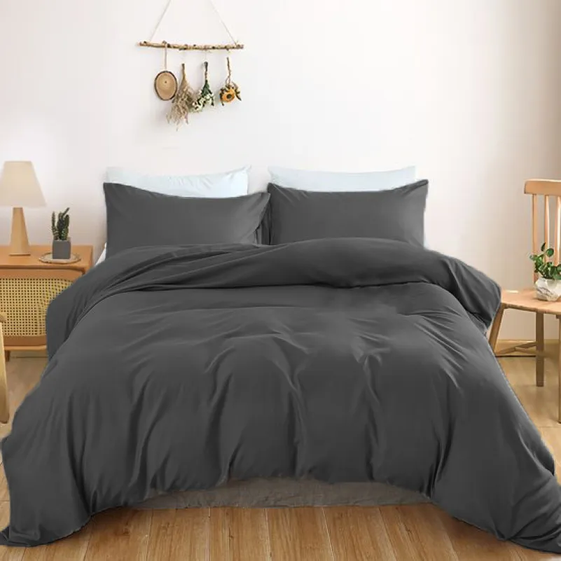 Комплект постельного белья Сатин LITTLE KIDS Satin Light Pro 10-005 Dark Gray