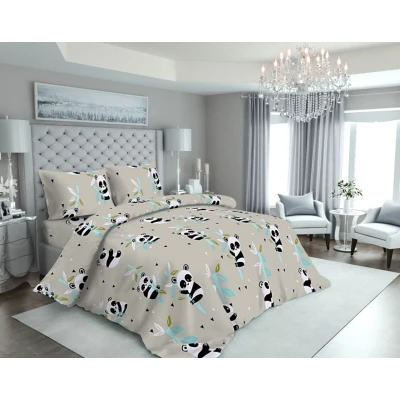 Наволочка Бязь 17-0504 Panda is gray